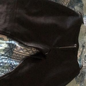 Leather pants.